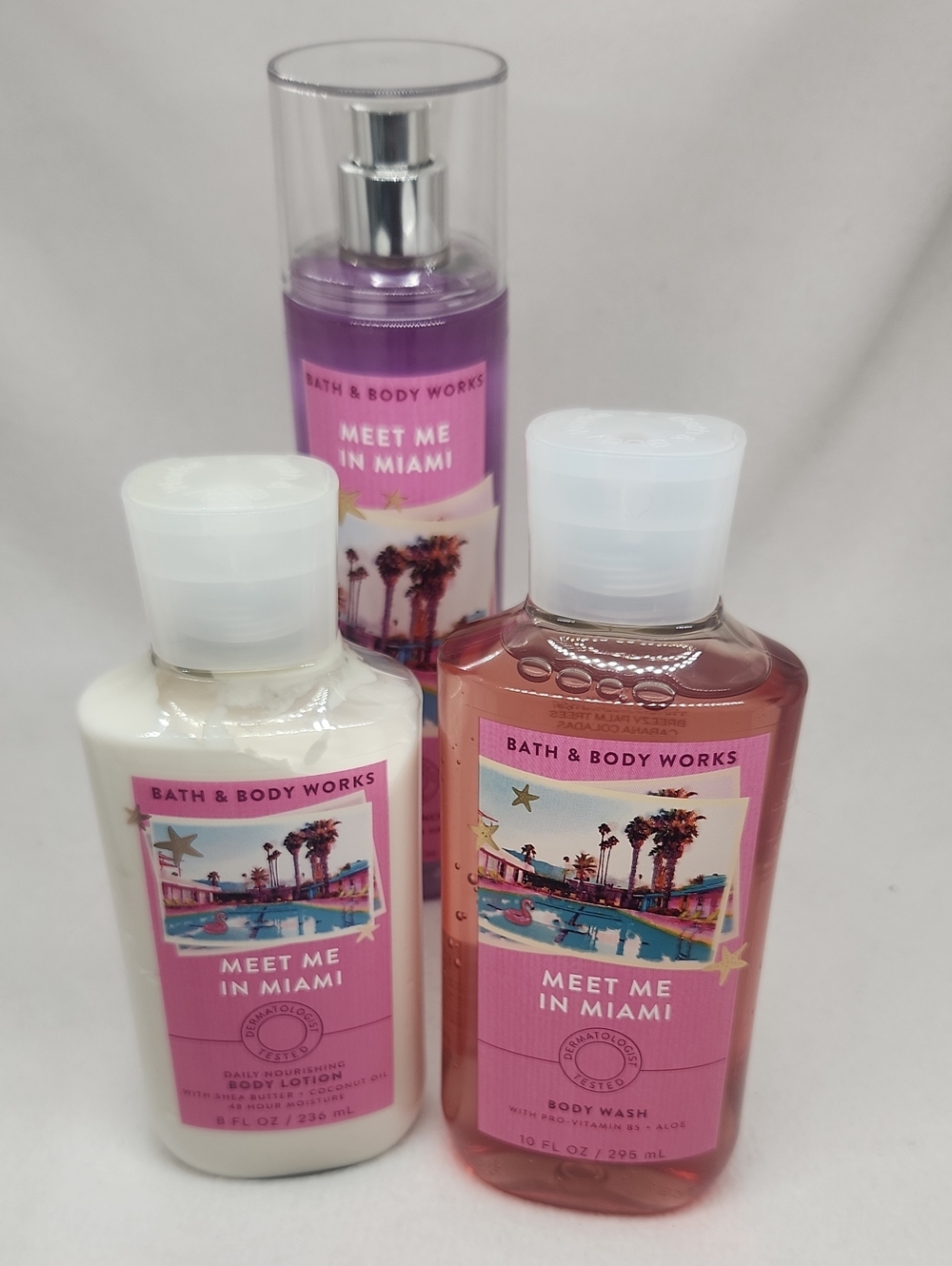 Bath & Body Works Meet Me in Miami Body Wash, Lotion, Mist New
